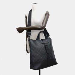 Louis Vuitton Noir Monogram Eclipse Saumur Tote Bag