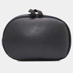 Louis Vuitton Noir/Orange Monogram Shadow Chalk Backpack 