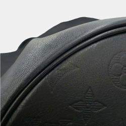 Louis Vuitton Noir/Orange Monogram Shadow Chalk Backpack 