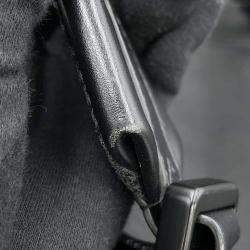 Louis Vuitton Noir/Orange Monogram Shadow Chalk Backpack 