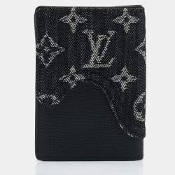 Louis Vuitton x NIGO Monogram Denim and Taurillon Leather Drip Pocket Organizer