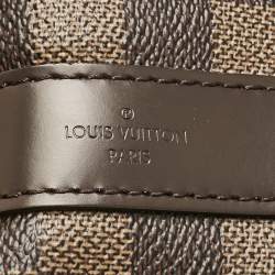 Pre Owned Louis Vuitton Damier Ebene Canvas Keepall Bandouliere 55 Bag