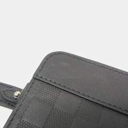 Louis Vuitton Noir Damier Infini Stand Pouch Bag 