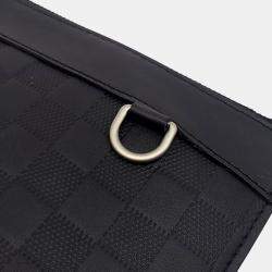 Louis Vuitton Black Leather Damier Infini Discovery Pochette GM bag