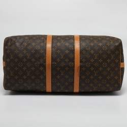 Louis Vuitton Monogram Canvas Keepall Bandouliere 55 Bag