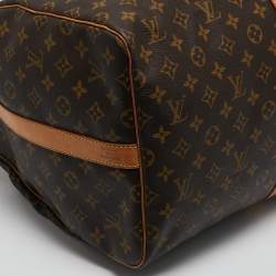 Louis Vuitton Monogram Canvas Keepall Bandouliere 55 Bag