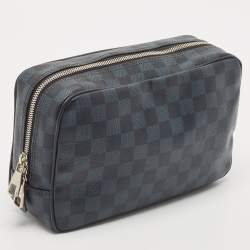 Louis Vuitton Damier Cobalt Canvas Toilet Pouch GM