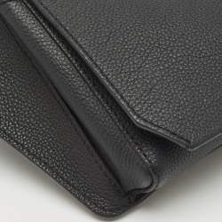 Louis Vuitton Black Leather Take Off Sling Bag