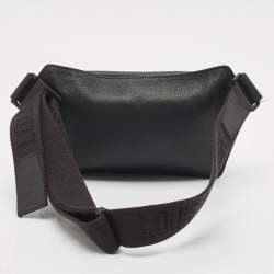 Louis Vuitton Black Leather Take Off Sling Bag