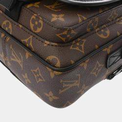 Louis Vuitton Brown Monogram and Leather Shoulder Bag