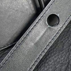 Louis Vuitton Noir Monogram Taurillon Leather Steamer PM Bag