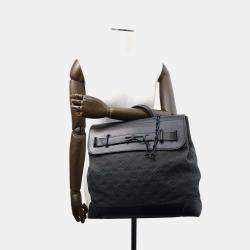 Louis Vuitton Noir Monogram Taurillon Leather Steamer PM Bag