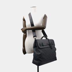 Louis Vuitton Noir Monogram Taurillon Leather Steamer PM Bag