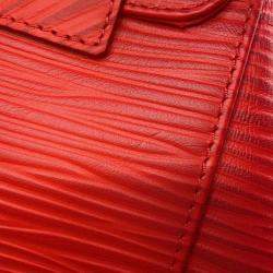 Louis Vuitton Red Leather Christopher Epi Xl MM Backpack