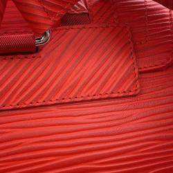 Louis Vuitton Red Leather Christopher Epi Xl MM Backpack