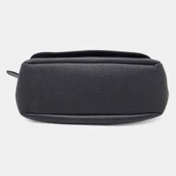 Louis Vuitton  Noir Monogram Denim Taurillon Leather Busas Tokyo Messenger Bag