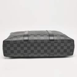 Pre Owned Louis Vuitton Damier Graphite Canvas Tadao Bag