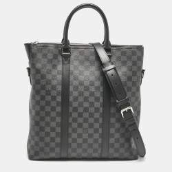 Pre Owned Louis Vuitton Damier Graphite Canvas Tadao Bag
