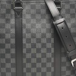 Pre Owned Louis Vuitton Damier Graphite Canvas Tadao Bag
