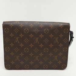 Louis Vuitton Monogram Macassar Canvas S Lock Pouch