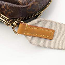Louis VuittonÃ Nigo Double Phone Shoulder Bag Monogram Stripe