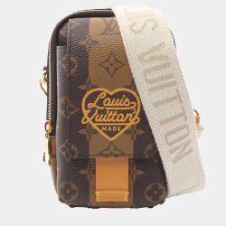 Louis VuittonÃ Nigo Double Phone Shoulder Bag Monogram Stripe