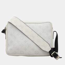 Louis Vuitton White & Grey Coated Canvas Antarctica Monogram Outdoor PM Messenger Bag