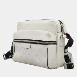Louis Vuitton White & Grey Coated Canvas Antarctica Monogram Outdoor PM Messenger Bag