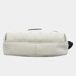 Louis Vuitton White & Grey Coated Canvas Antarctica Monogram Outdoor PM Messenger Bag