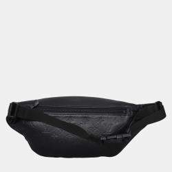 Louis Vuitton Black Monogram Leather Shadow Discovery Bag
