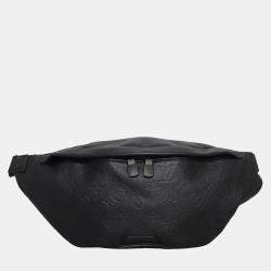 Louis Vuitton Black Monogram Leather Shadow Discovery Bag