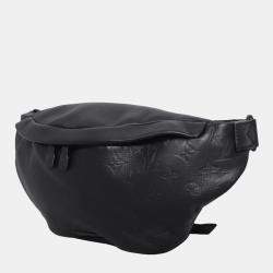 Louis Vuitton Black Monogram Leather Shadow Discovery Bag