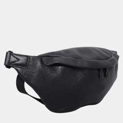 Louis Vuitton Black Monogram Leather Shadow Discovery Bag
