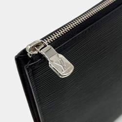 Louis Vuitton Black Leather Graphite Pochette JourGM bag