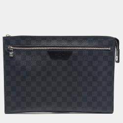 Louis Vuitton Black Canvas Graphite Pochette 24H Clutch