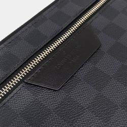 Louis Vuitton Black Canvas Graphite Pochette 24H Clutch