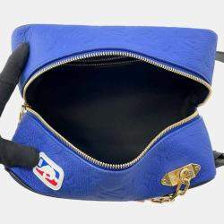 Louis Vuitton Blue Monogram Taurillon NBA Cloak Dopp Kit