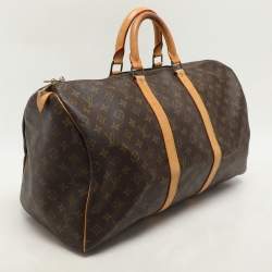Louis Vuitton Monogram Canvas Keepall 50 Bag