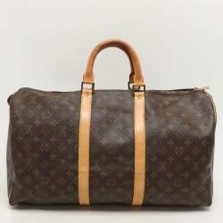Louis Vuitton Monogram Canvas Keepall 50 Bag