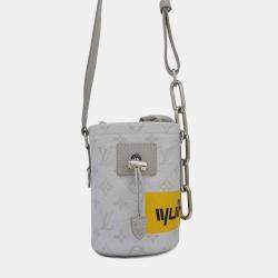 Louis Vuitton Grey Monogram Chalk Nano Bag  