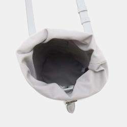 Louis Vuitton Grey Monogram Chalk Nano Bag  
