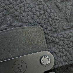 Louis Vuitton Black Monogram Taurillon Leather S-Padlock Vertical Wearable Wallet