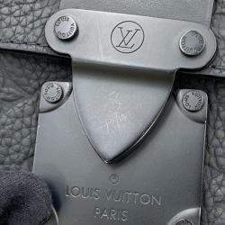 Louis Vuitton Black Monogram Taurillon Leather S-Padlock Vertical Wearable Wallet