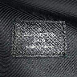 Louis Vuitton Noir Taiga Leather Monogram Eclipse Discovery Backpack  