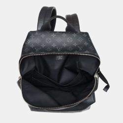 Louis Vuitton Noir Taiga Leather Monogram Eclipse Discovery Backpack  