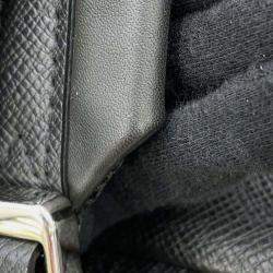 Louis Vuitton Noir Taiga Leather Monogram Eclipse Discovery Backpack  