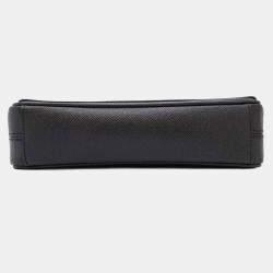 Louis Vuitton Black Taiga Leather District PM Shoulder Bag