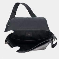Louis Vuitton Black Taiga Leather District PM Shoulder Bag