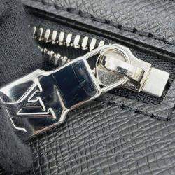 Louis Vuitton Black Taiga Leather District PM Shoulder Bag