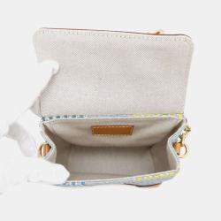 Louis Vuitton Multicolor LV Birds Damier Denim Nano Steamer Bag